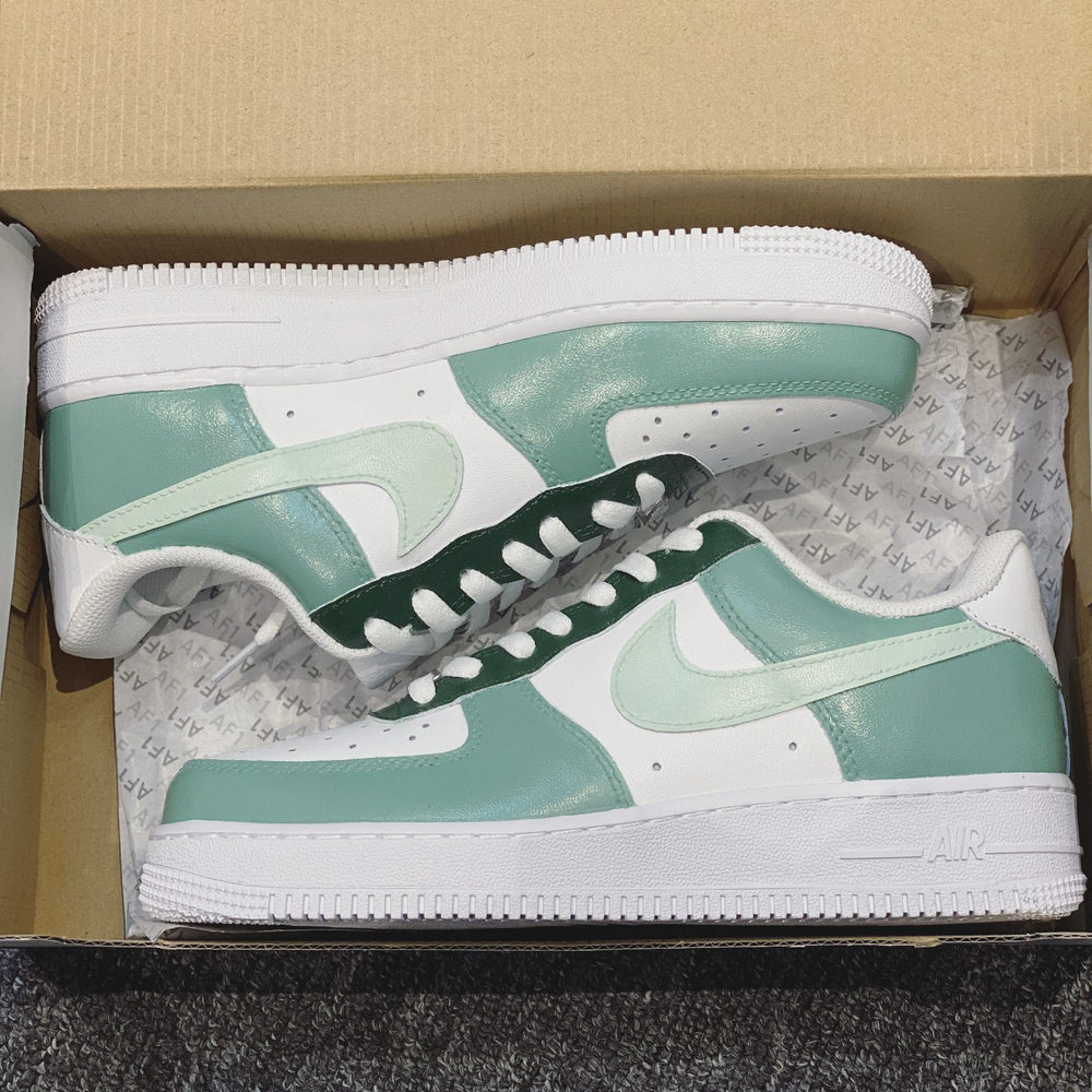 SAGE GREEN CUSTOM AIR FORCE 1