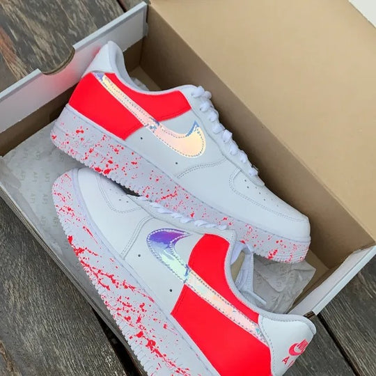 Nike Air Force 1 Super Swoosh Reflective Splash – Lilaccustom