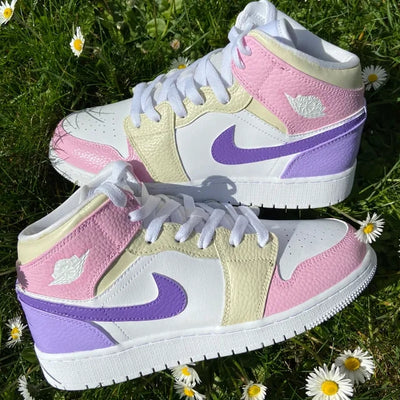 Custom Air Jordan 1 Mid Candy Pink