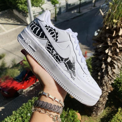 Custom Air Force 1 Dragon White Black