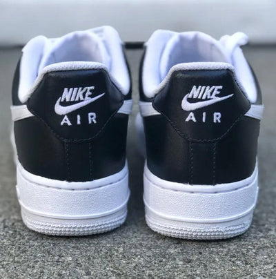 Custom Air Force 1's Black and White