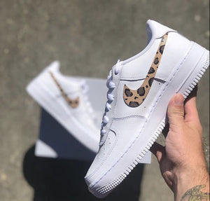 Custom Air Force 1 Cheetah Animal Print