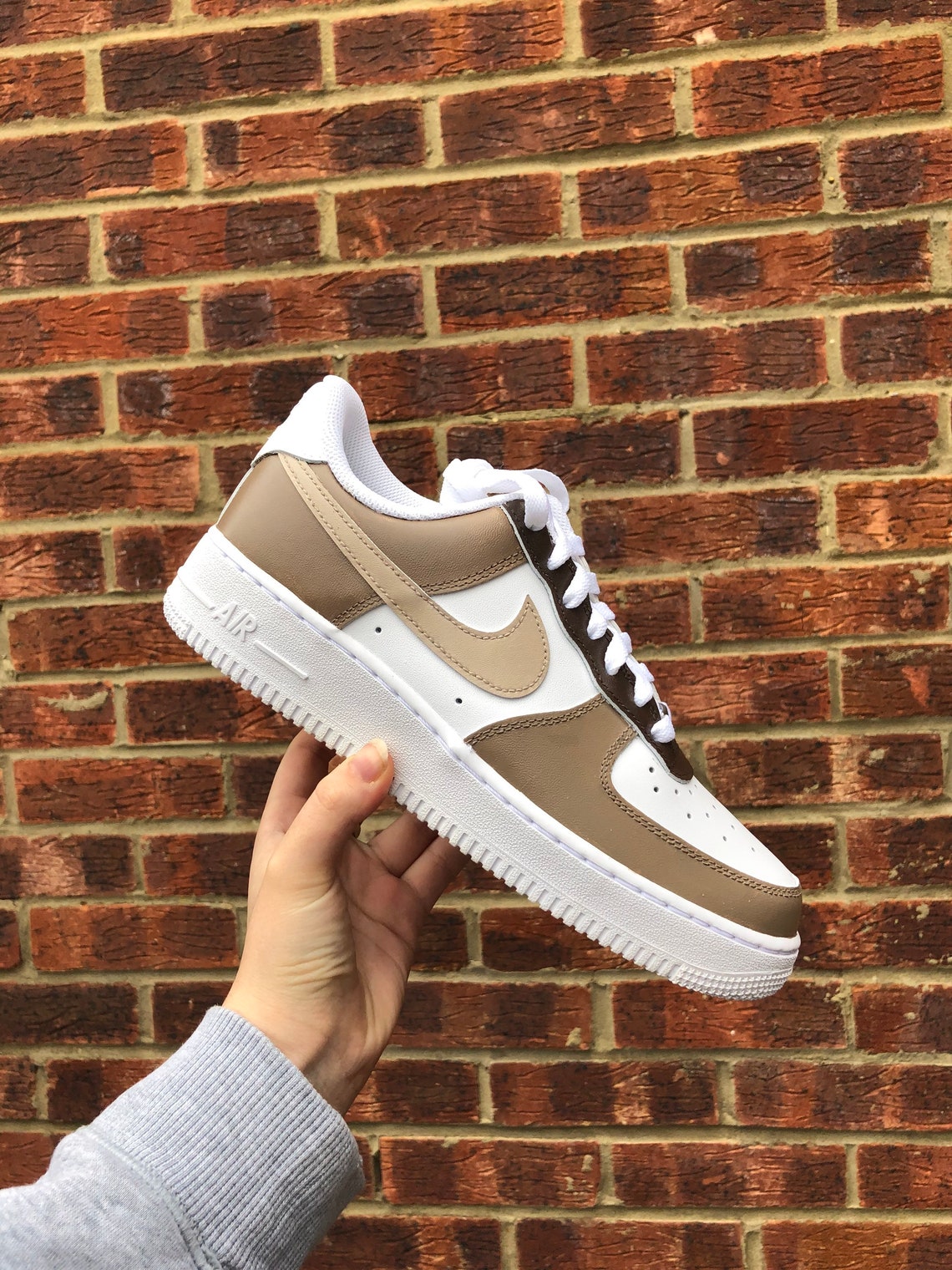 Custom Air Force Ones Brown