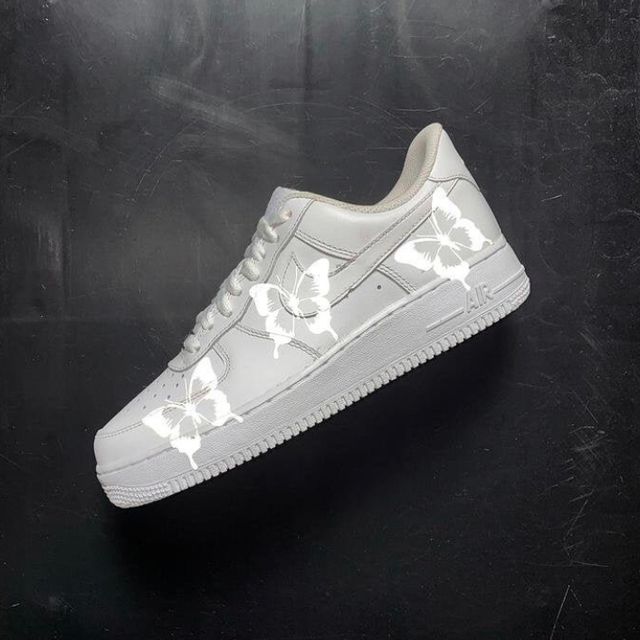 Reflective Butterfly Air Force 1’s