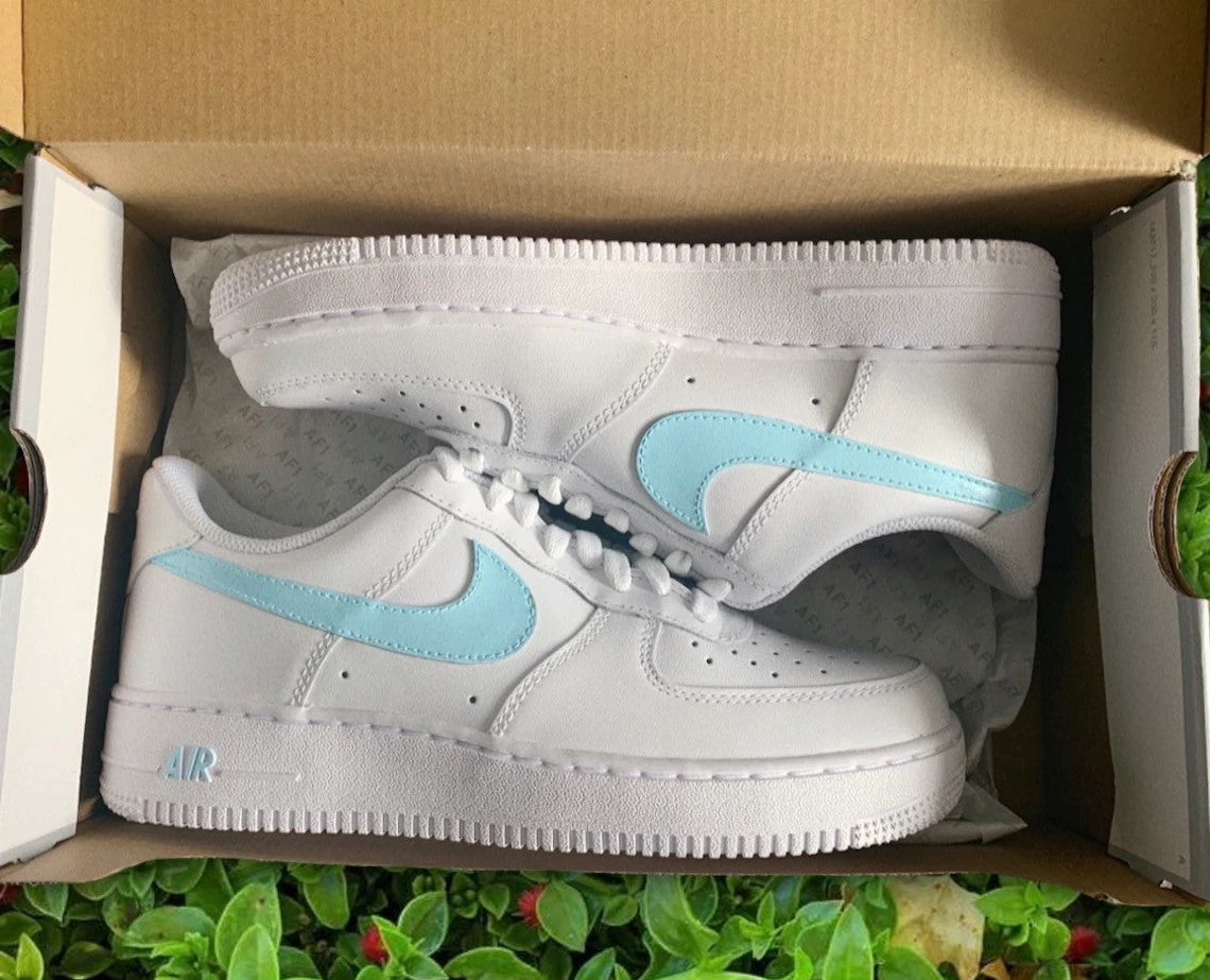 Baby Blue Custom Nike Air Force 1 Light Blue (Made to Order)