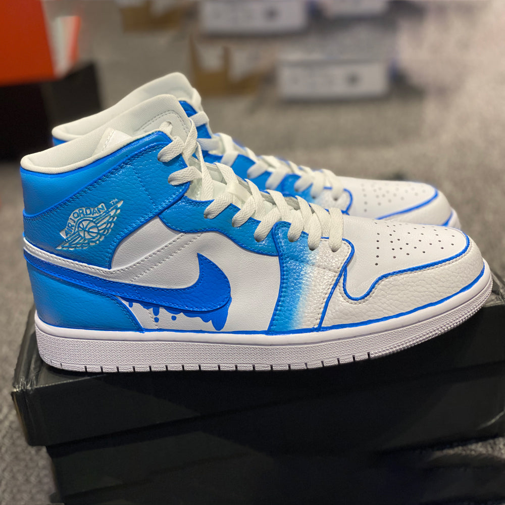 BLUE DRIP AIR JORDAN 1 CUSTOM