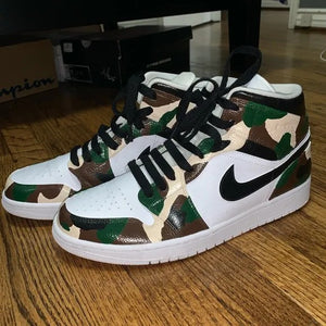 Camo Air Jordan 1 Custom