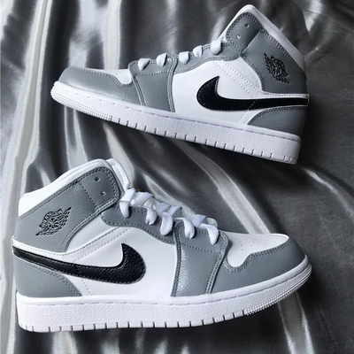 Somke Grey Air Jordan 1 Custom