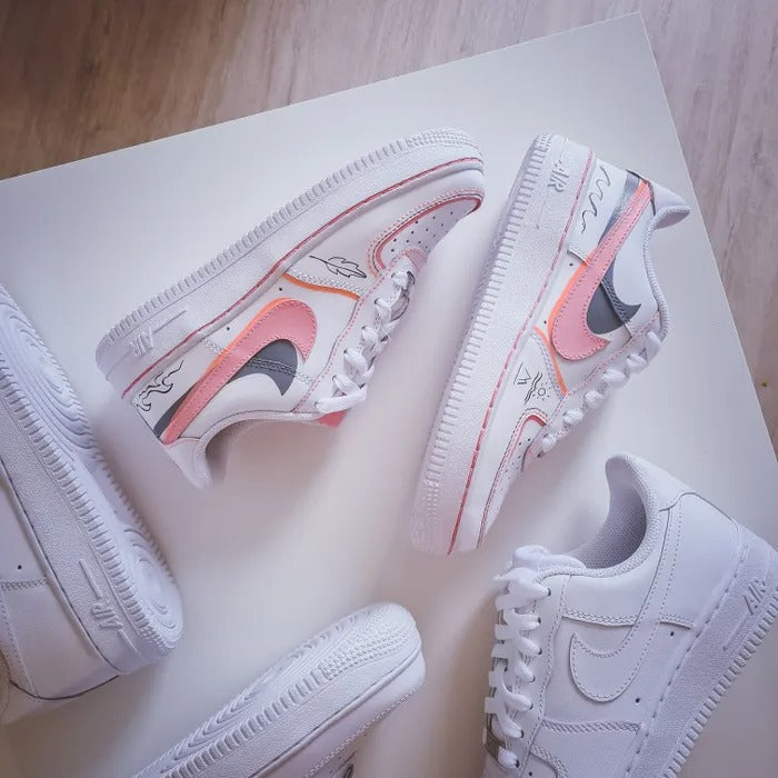 Custom Air Force 1 Pink Personalized