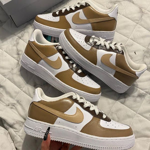 Custom Air Force 1 Brown Air Forces