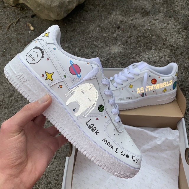 Custom Air Force 1 Astroworld Reflective