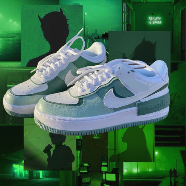 Nike Air Force 1 shadow Toxic Green