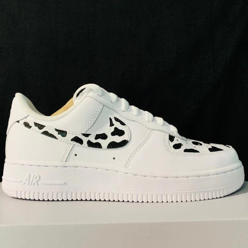 Custom Nike Air Force 1 Cow Print - any color