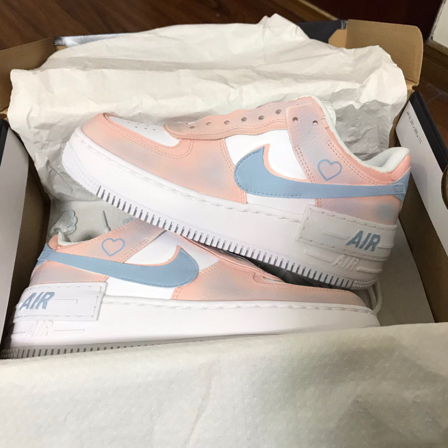Air Force 1 Shadow Baby Pink Blue