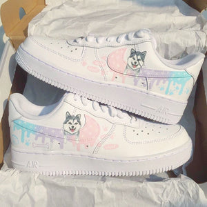 Custom Air Force 1 Pastel Dog