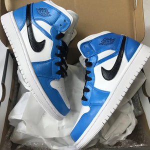 Pine Blue Air Jordan 1 Custom