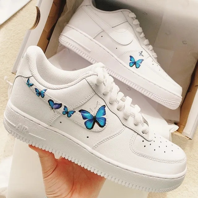 Custom Air Force 1 Butterfly Mint