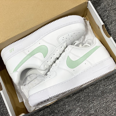 SAGE GREEN SWOOSH AIR FORCE 1