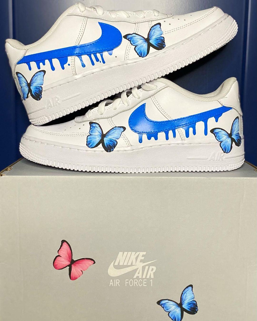 Blue Butterfly Air Force One Custom