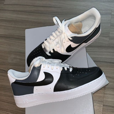 Nike Air Force 1 Black/Silver Design