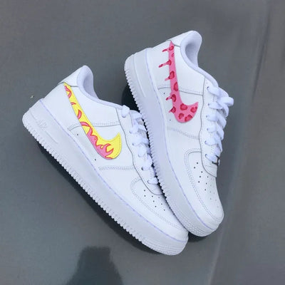 Custom Air Force 1 Flame Tiger