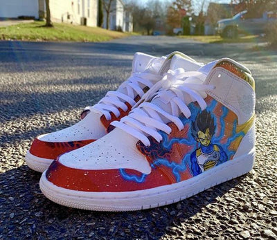 Custom Air Jordan 1 Dragon Ball Saiyan