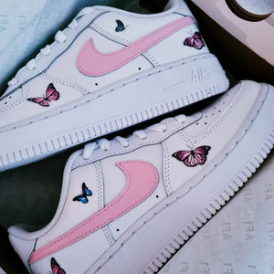 Nike Air Force 1 Pink Butterfly