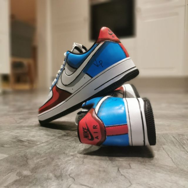 Custom Air Force 1 fearless cartoon