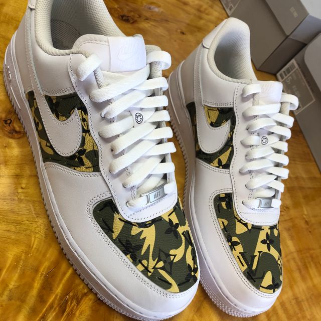 Custom Air Force 1 CAMO LEATHER