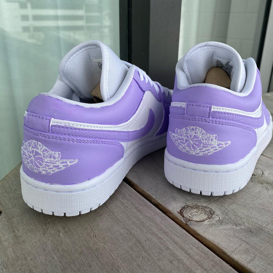 Custom Jordan 1 purple