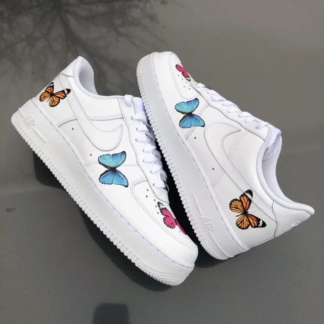 Custom Air Force 1 Triple Butterfly