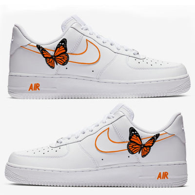 Orange Butterfly Custom Air Force 1