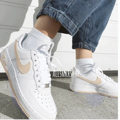 Biege Air Force 1 Custom