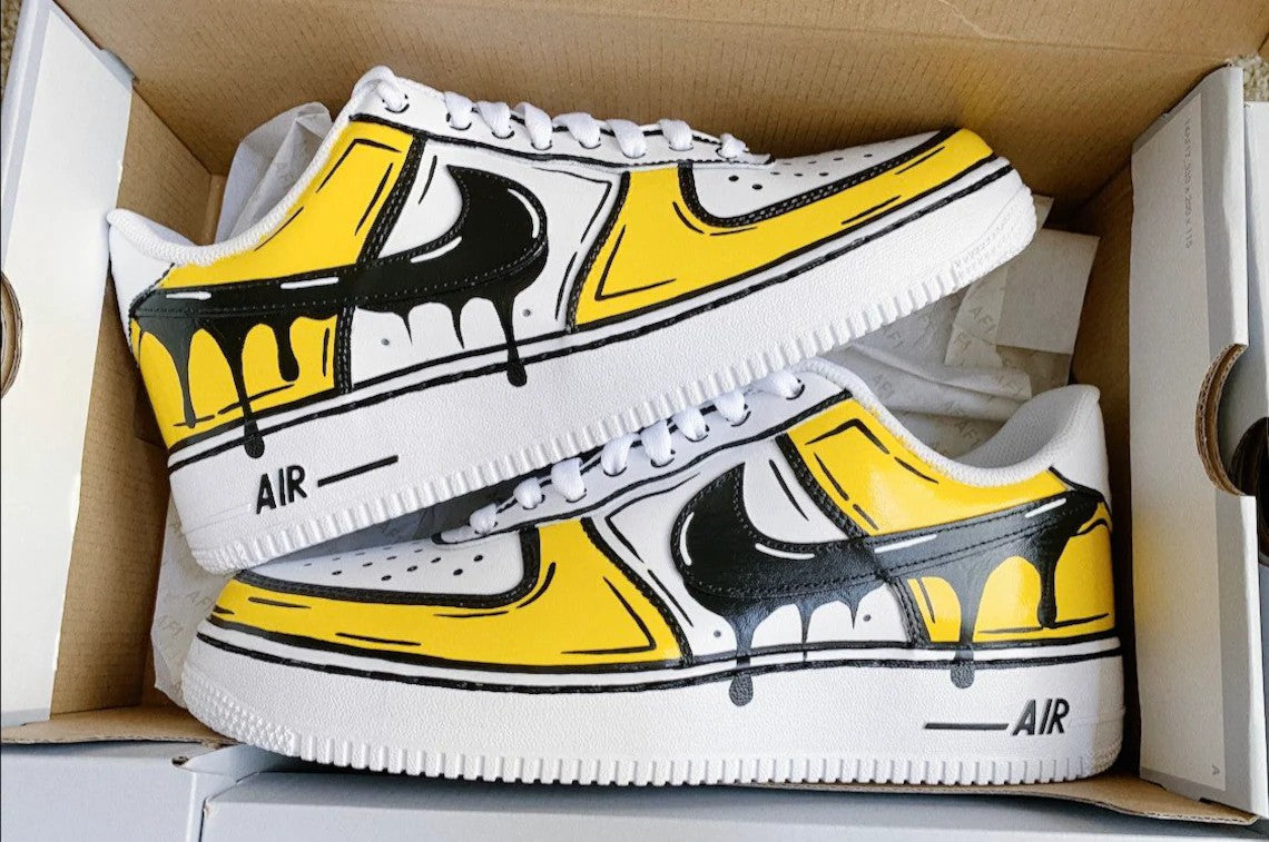 Cartoon Drip Custom Nike Air Force 1