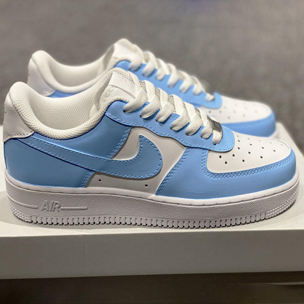 Nike Air Force 1 Low Custom Baby Blue Light Blue 