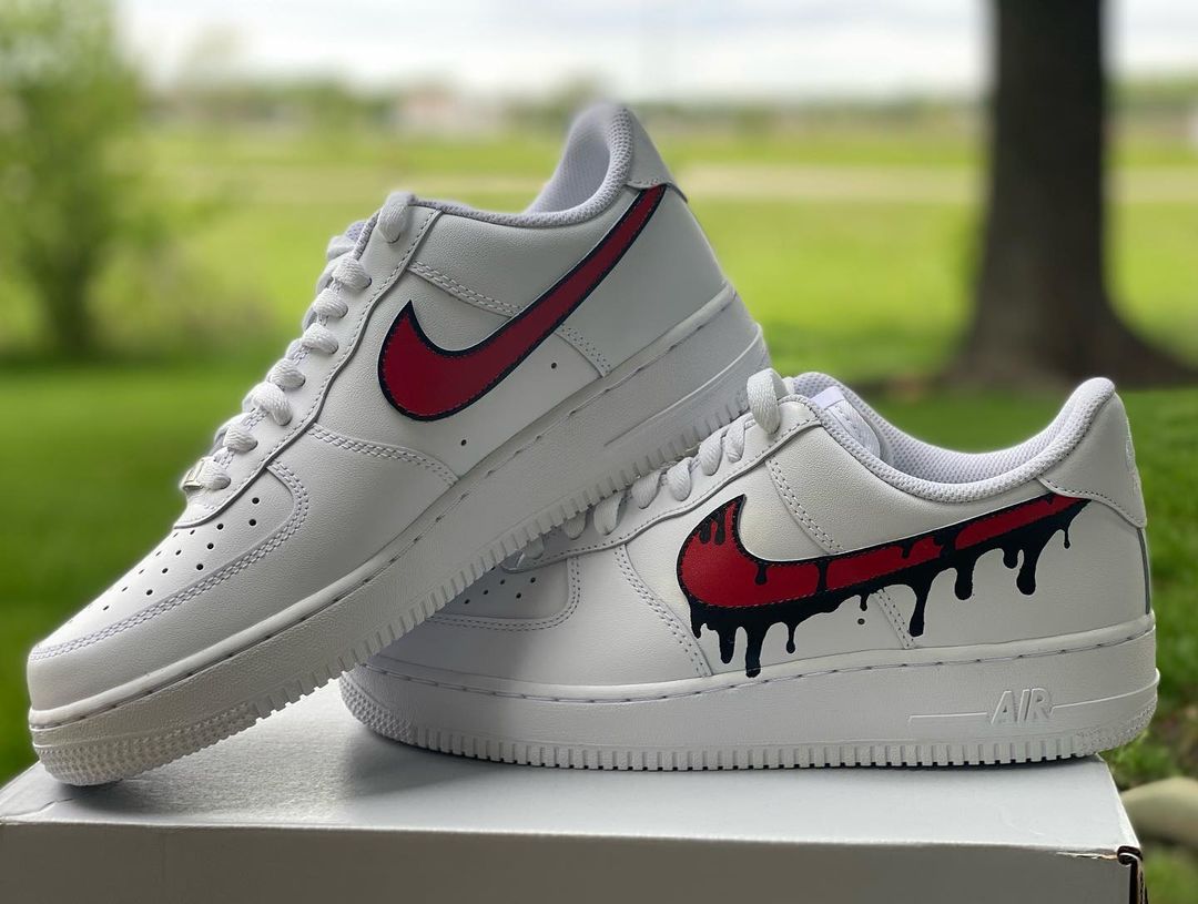 Air Force 1 custom red