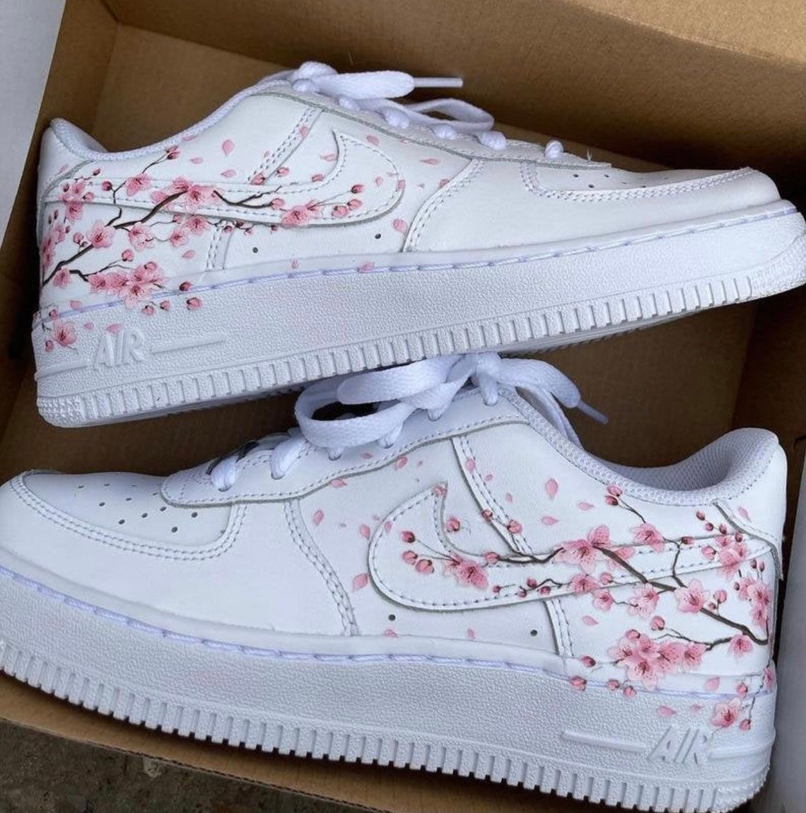 custom cherry blossom air force 1