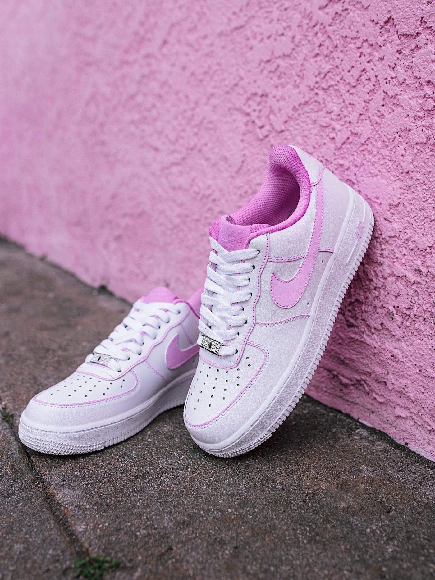 Moody Mood Collection AF1 Pink Outline Air Force 1