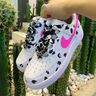 Air Force 1 Cow Pink