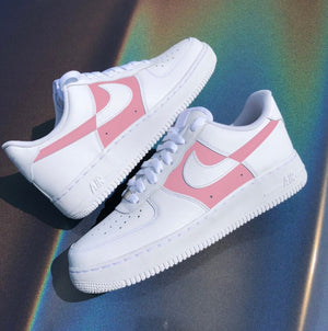 Custom Air Force 1 Colorblock Pink