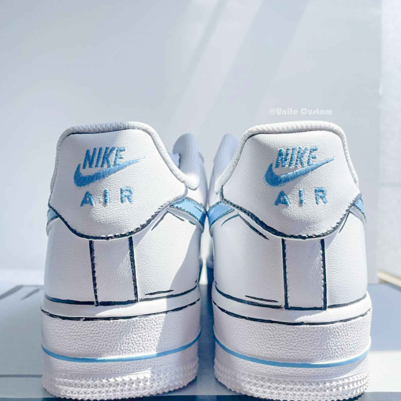 Custom Air Force 1 Catoons Blue