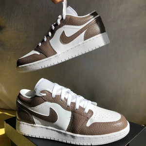 Mocha Air Jordan 1 Low Custom