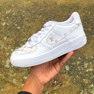 Custom Air Force 1 Nude Gold