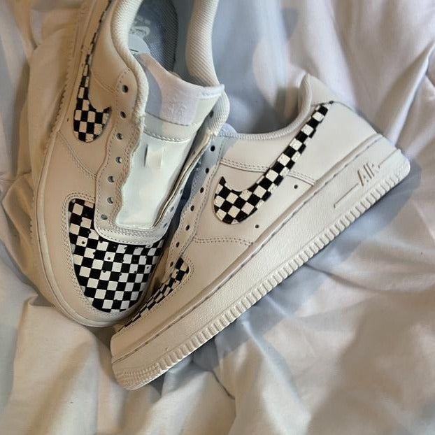 Custom Air Force 1 Checkerboard