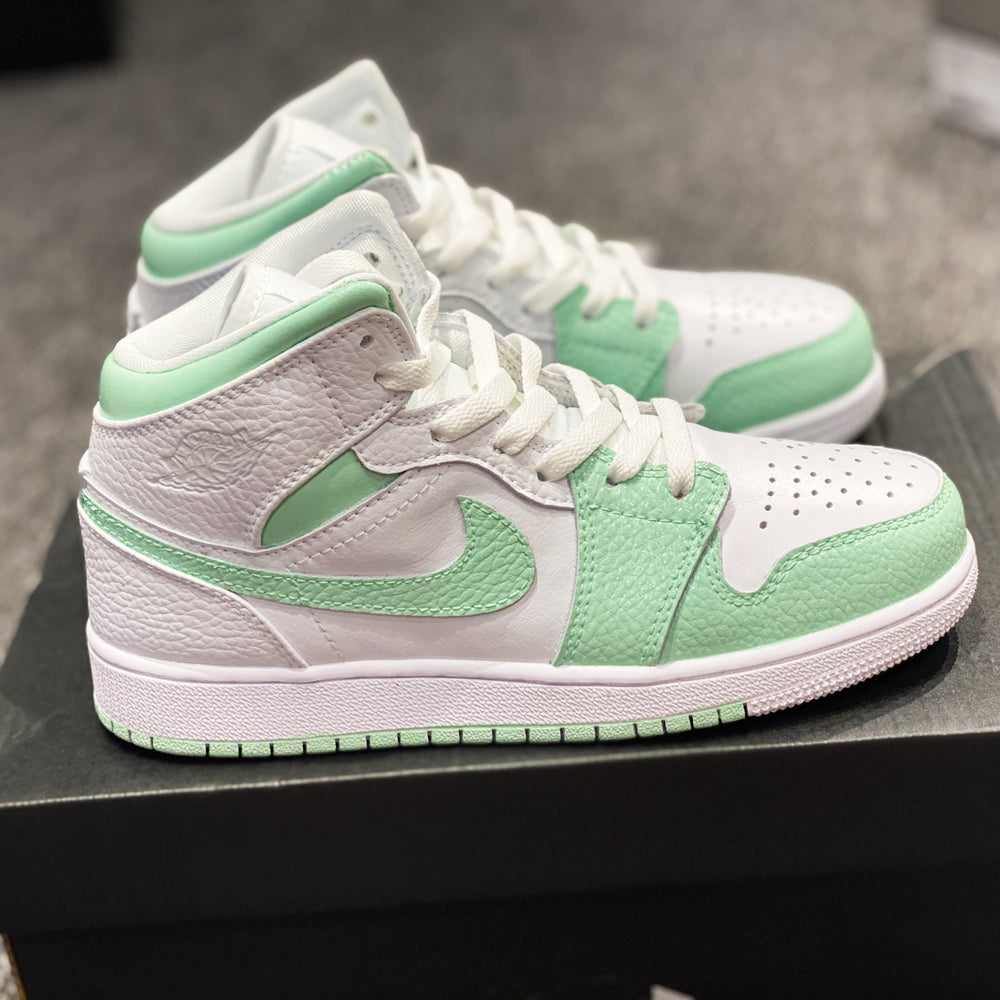 MINT GREEN AIR JORDAN 1 CUSTOM