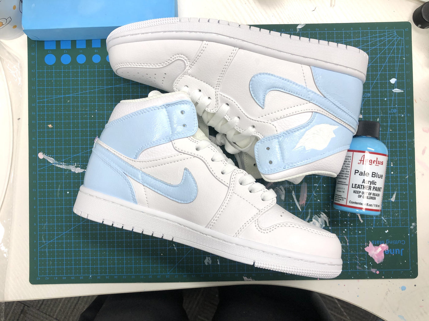 Custom Jordan 1 Light Blue