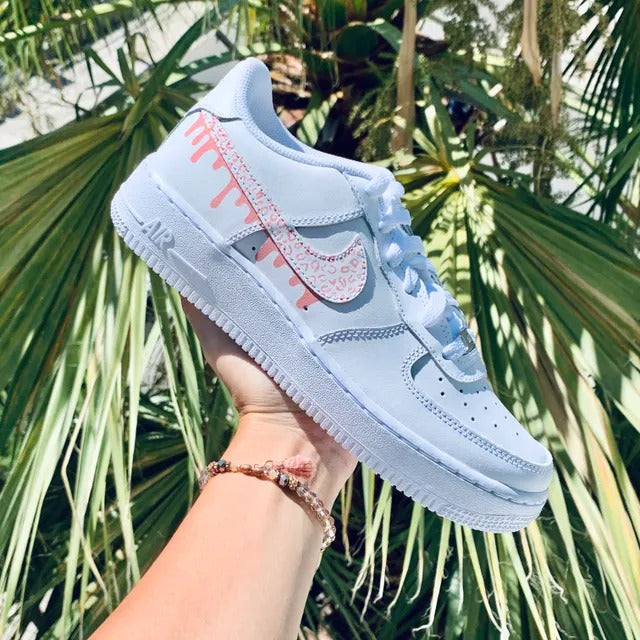 Custom Air Force 1 Pinky Leopard â Lilaccustom