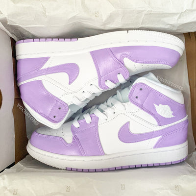 PURPLE AIR JORDAN 1 CUSTOM