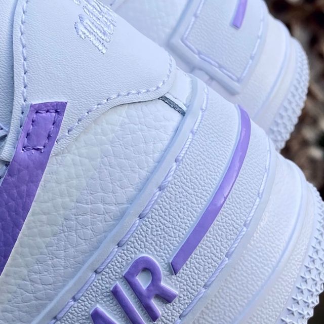 Custom Air Force 1 Lilac Shadows