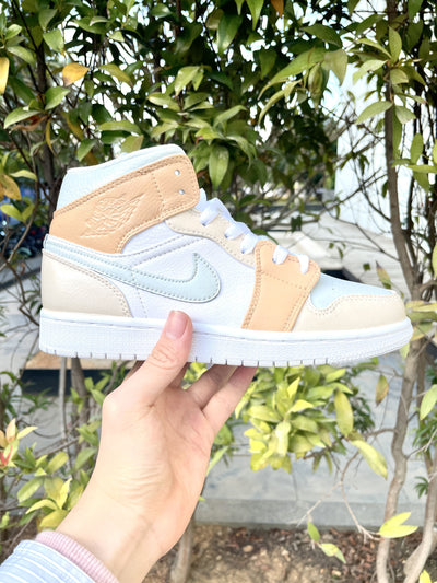 Custom Jordan 1 Milk Coffee Cream